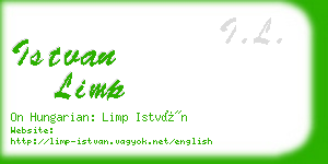 istvan limp business card